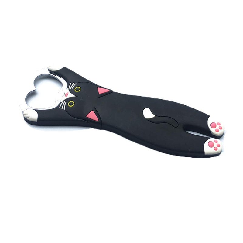 SHFICDJ Animal Cat shape Bottle Opener,Refrigerator Magnet Beer Bottle Openers,Creative kitchen supplies gift bottle opener. - Image 1